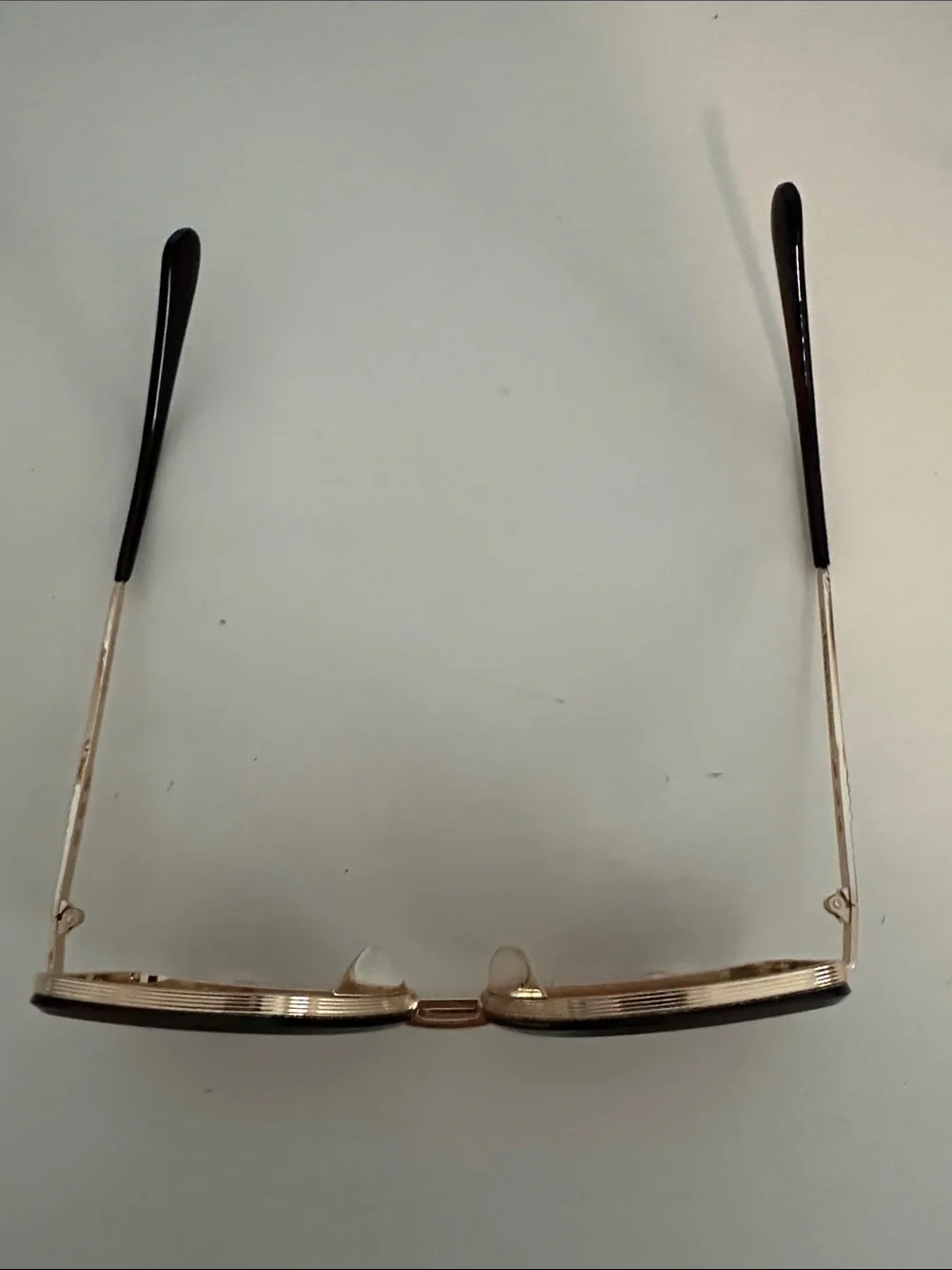 Topfoxx Gold Frame Sunglasses with Brown Gradient Lenses